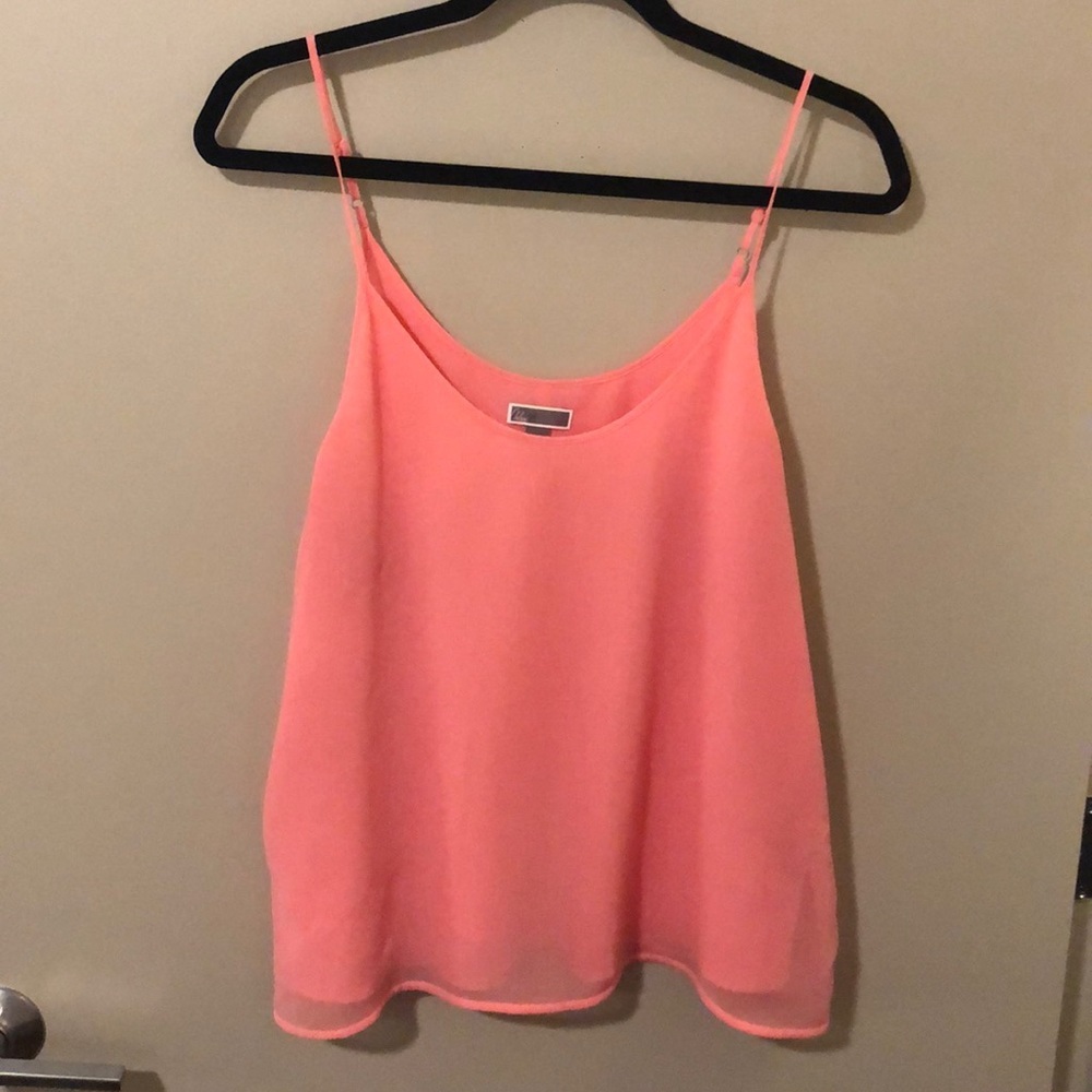 Nordstrom Chelsea28 Neon Pink Camisole Tank (Large)